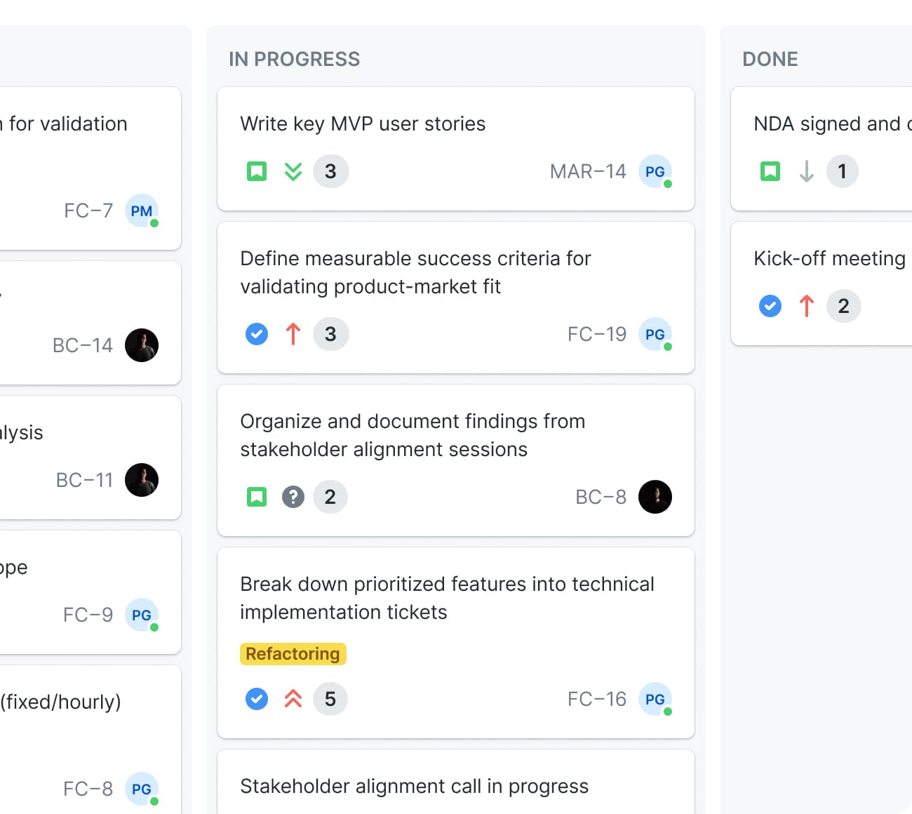 1. Product discovery & scoping